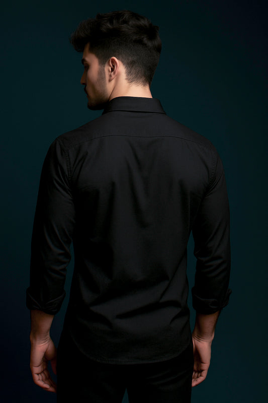 Valenor Jet Black Luxe Shirt