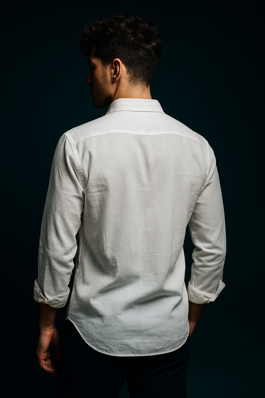 Valenor Classic White Luxe Shirt