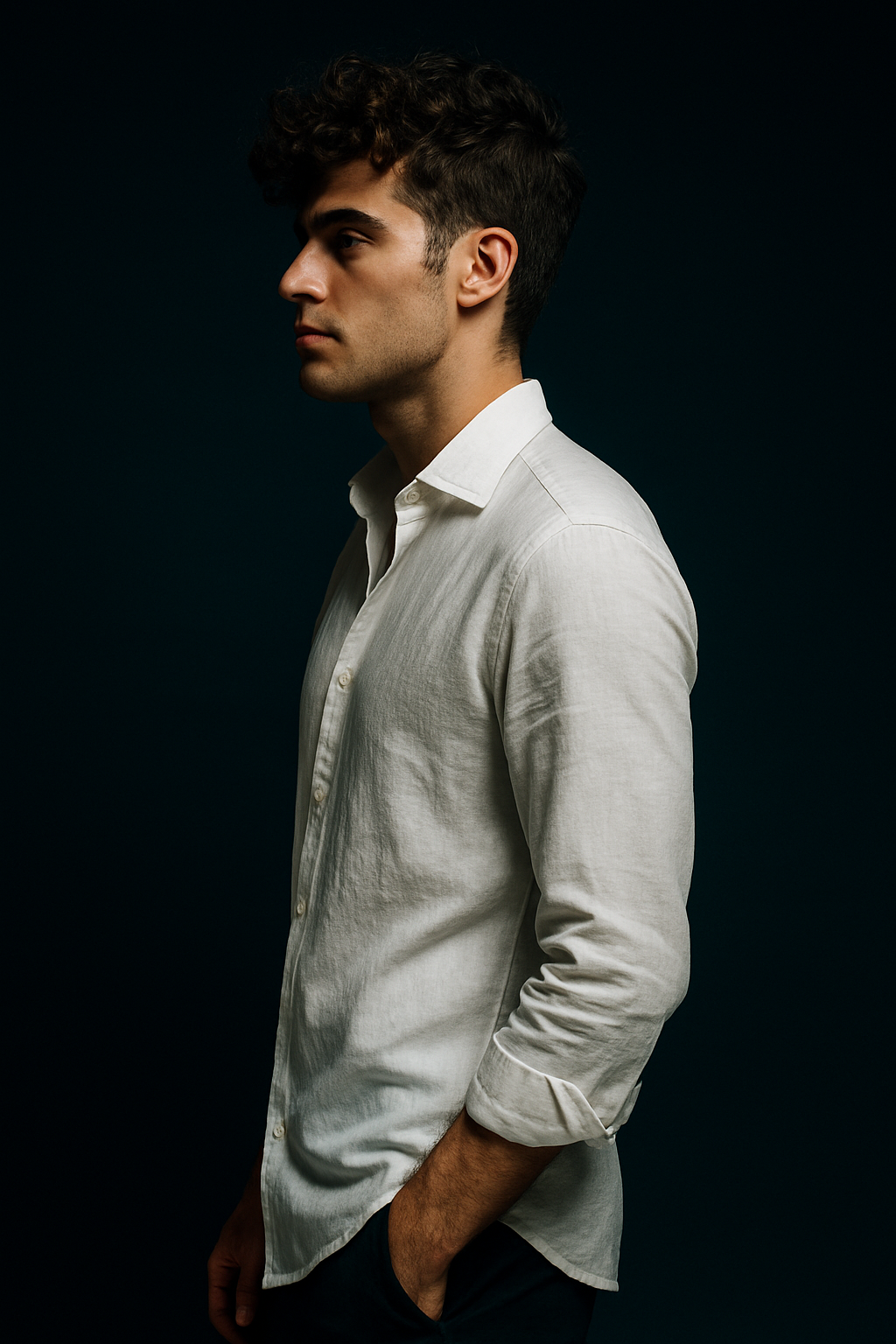 Valenor Classic White Luxe Shirt