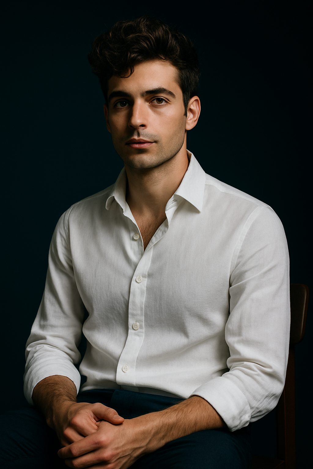 Valenor Classic White Luxe Shirt